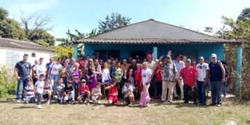 Plantación de iglesias en Quemado de Güines