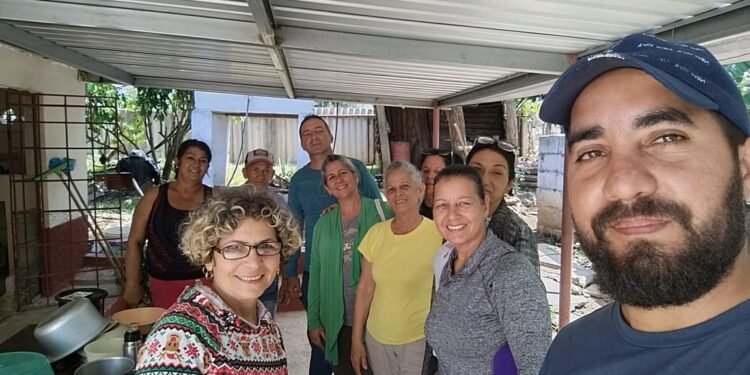 Evangelistic Campaign in Entronque de Guasimal, Cuba.