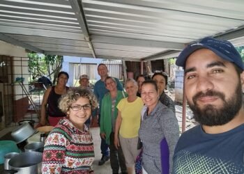 Evangelistic Campaign in Entronque de Guasimal, Cuba.