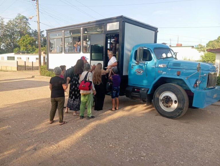 New missionary transport in Quemado de Güines, Cuba.