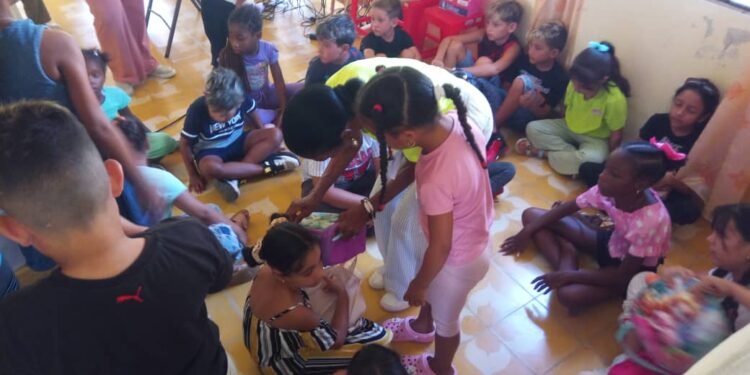 Vacation Bible School at the Second Baptist Church of Yaguajay, Cuba.