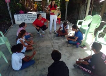 Vacation Bible School at the Second Baptist Church of Yaguajay, Cuba.