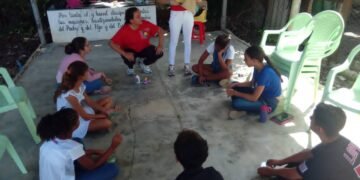 Vacation Bible School at the Second Baptist Church of Yaguajay, Cuba.