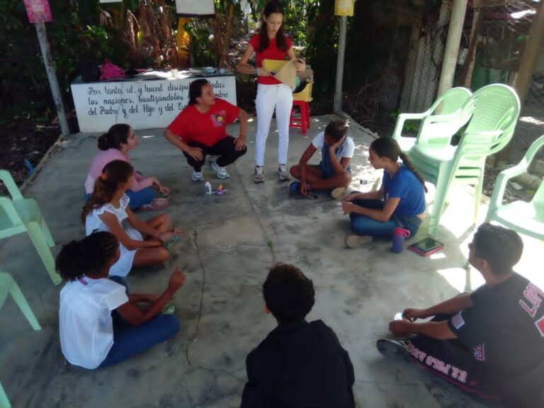 Vacation Bible School at the Second Baptist Church of Yaguajay, Cuba.
