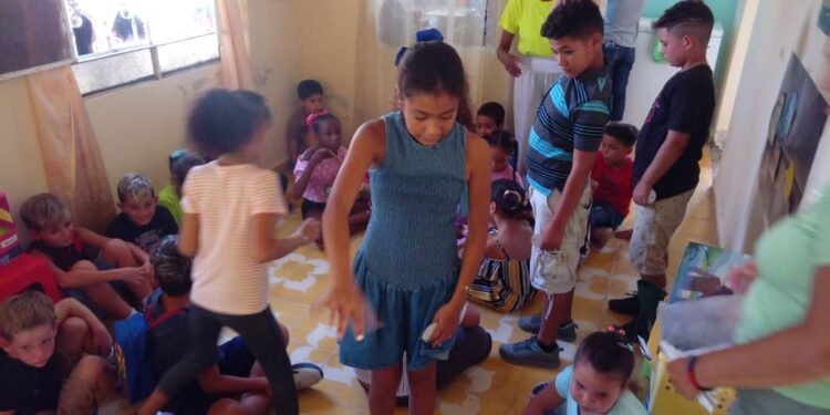 Vacation Bible School at the Second Baptist Church of Yaguajay, Cuba.