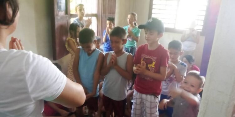 Bible School in Caguaguas, Cuba.