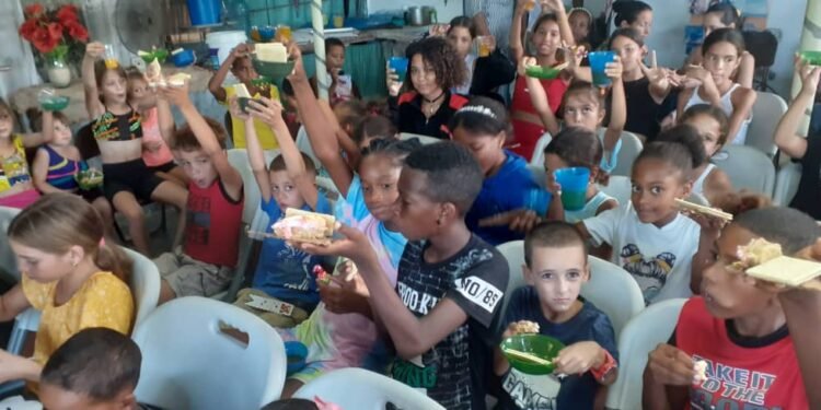 Summer school in the 26 de Julio neighborhood, Cuba.